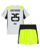 Borussia Dortmund Niklas Sule #25 Venkovní dres pro děti 2025-26 Krátký Rukáv (+ trenýrky)
